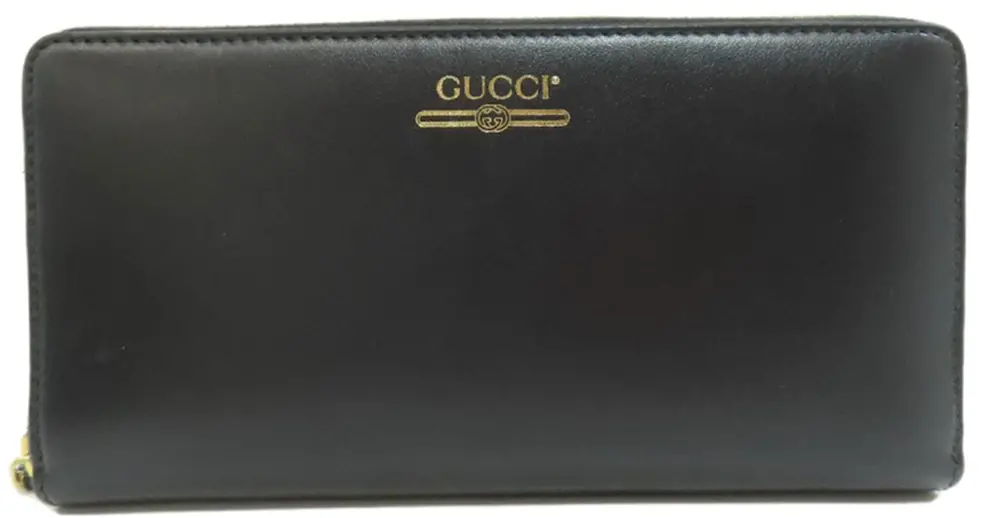 Túi Gucci Long Wallet Leather ‘Black’ 547591-0YA0G-1000