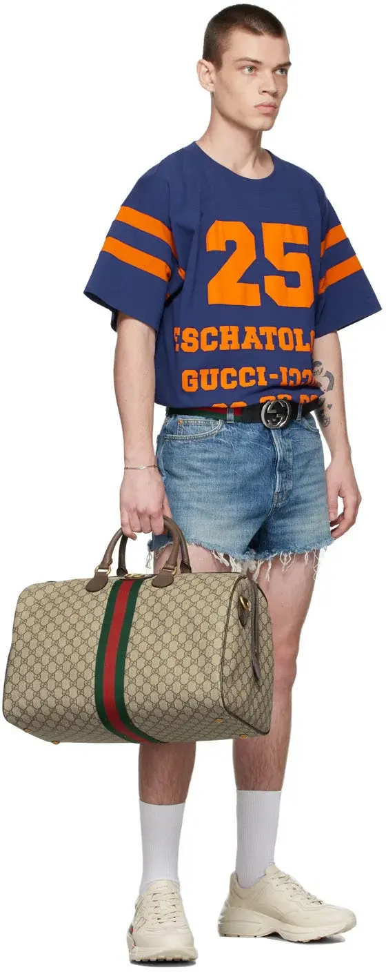 Túi Gucci Savoy Medium Duffle 'Beige' 547953-9C2ST-8746 - Ảnh 5