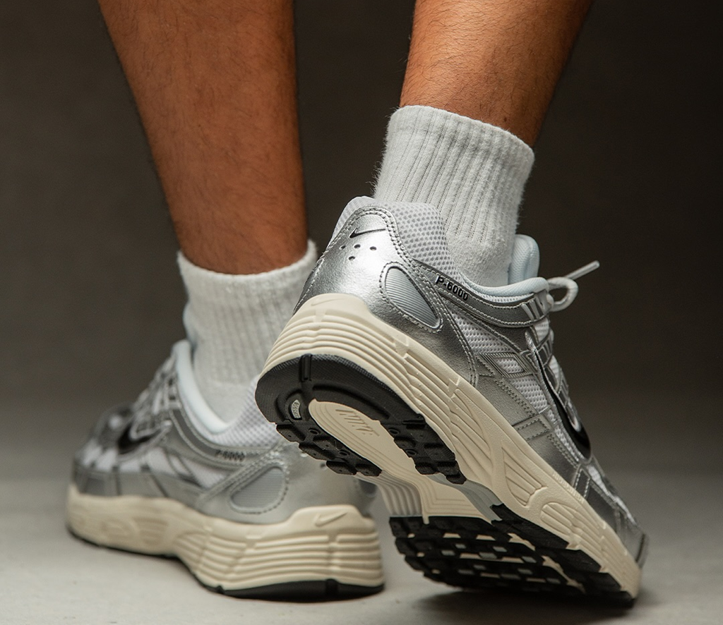 Giày Nike P-6000 ‘White Metallic Silver’ CD6404-105 - Ảnh 3