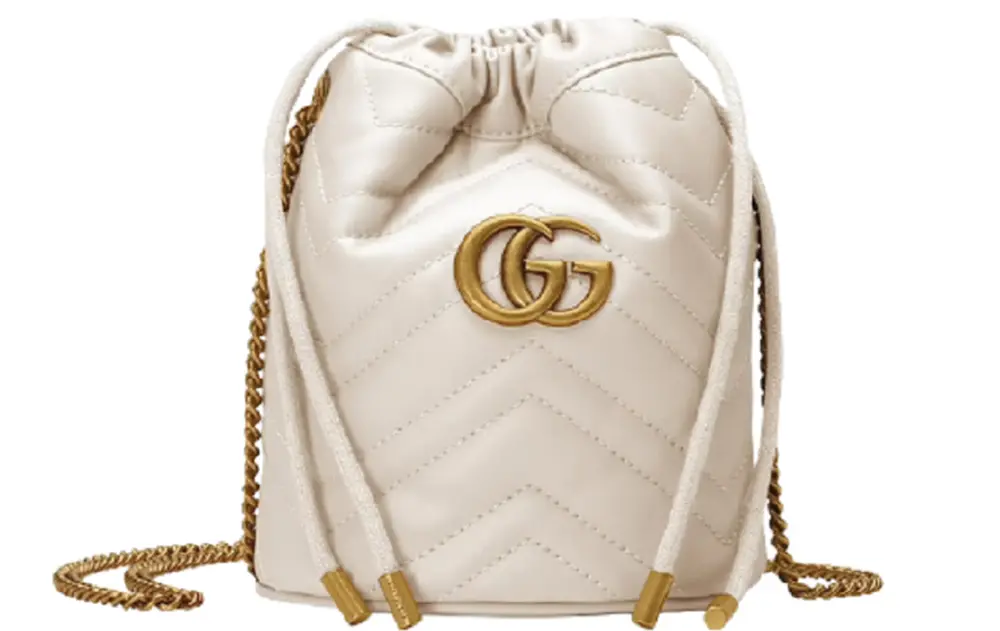 Túi Gucci Marmont Mini Bucket Bag 'White' 575163-DTDRT-9022