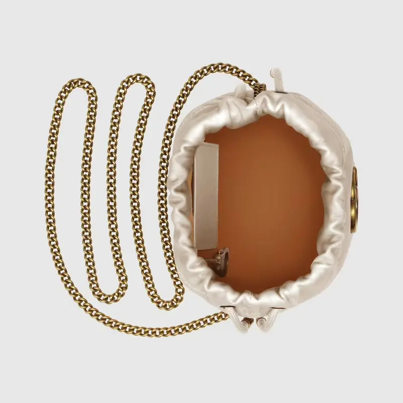 Túi Gucci Marmont Mini Bucket Bag 'White' 575163-DTDRT-9022 - Ảnh 4