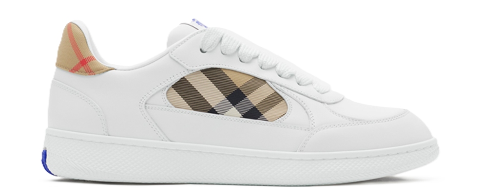 Giày Burberry Leather and Check Terrace 'White' 81086541