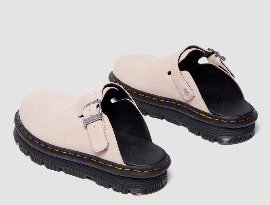 Dép Dr. Martens Zebzag Suede Platform ‘Powder Pink’ 31937650 - Ảnh 3