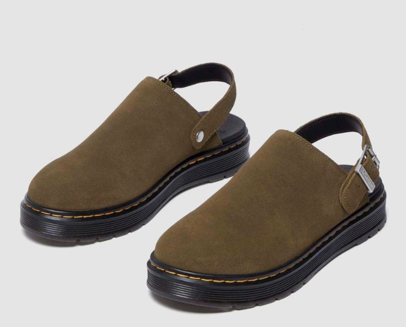 Alternative view of Dép Shop Dr Martens Brookline Suede ‘Green’ 40666300
