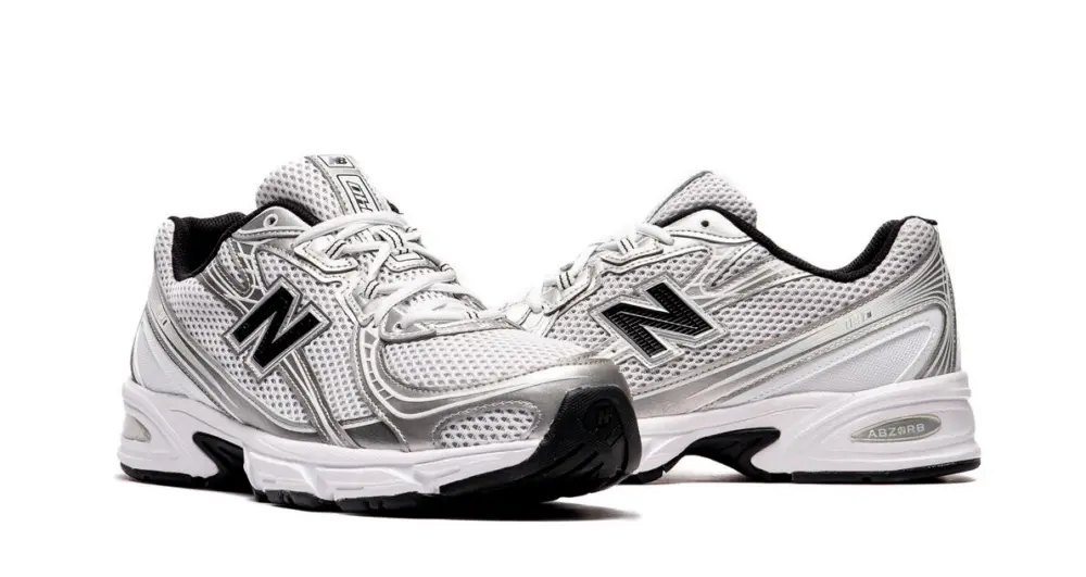 Giày New Balance 740 ‘White Silver Metallic Navy’ U740NW2 - Ảnh 4