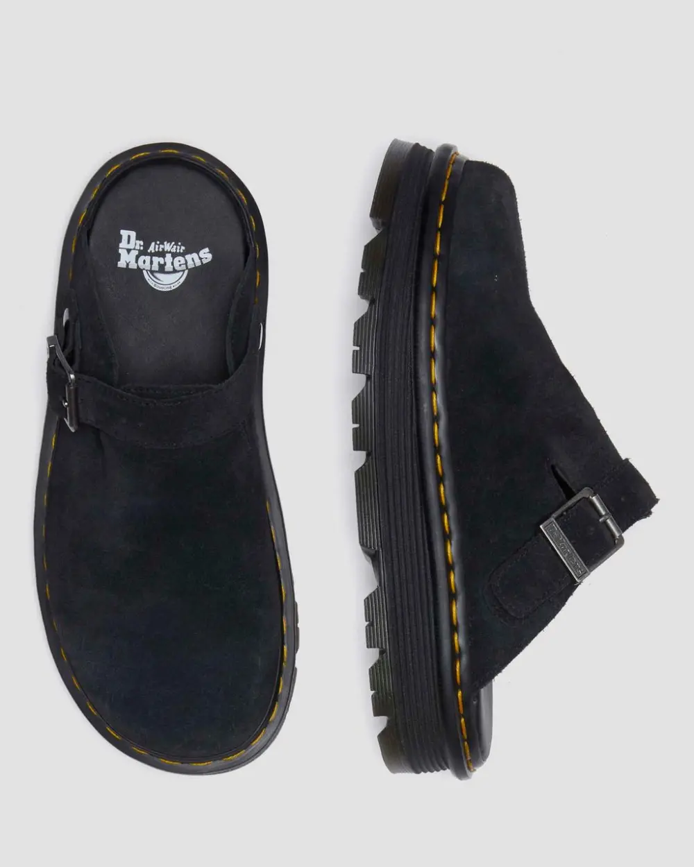 Dép Dr. Martens Zebzag Mule ‘Black’ 31657001 - Ảnh 4
