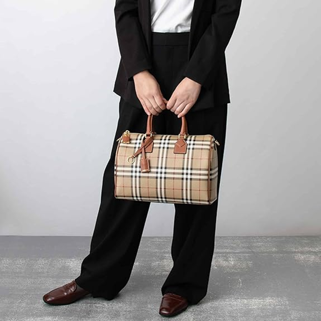 Alternative view of Túi Burberry 2-Way Bag MD BOWLING 'Beige' 80713551