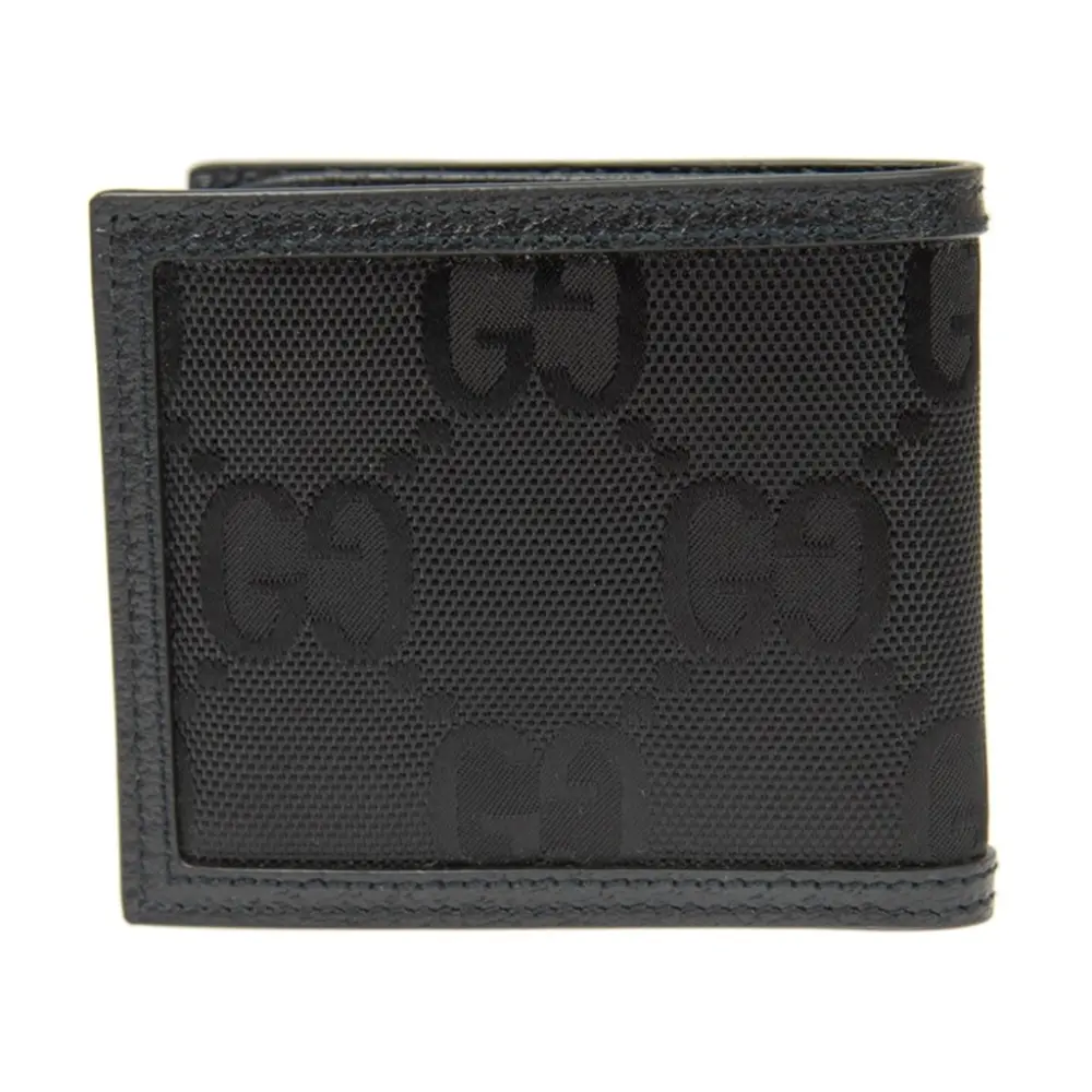 Alternative view of Ví Gucci Short Fold Of The Grid ‘Black’ 625573-H9HAN-1000