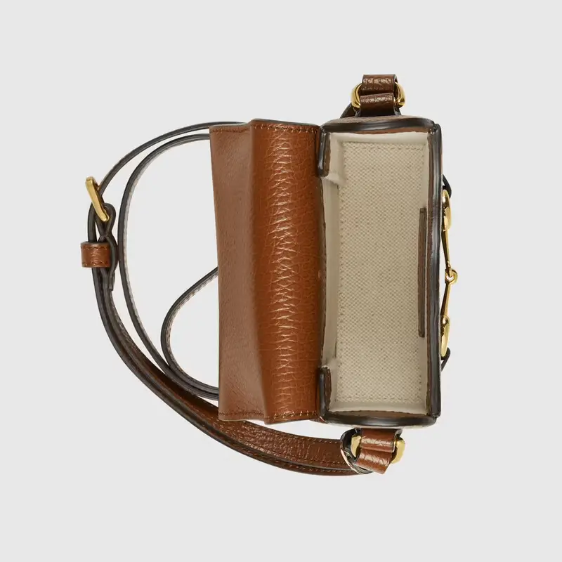 Túi Gucci Horsebit 1955 Mini 'Blue Brown' 625615-2KQGG-8375 - Ảnh 3