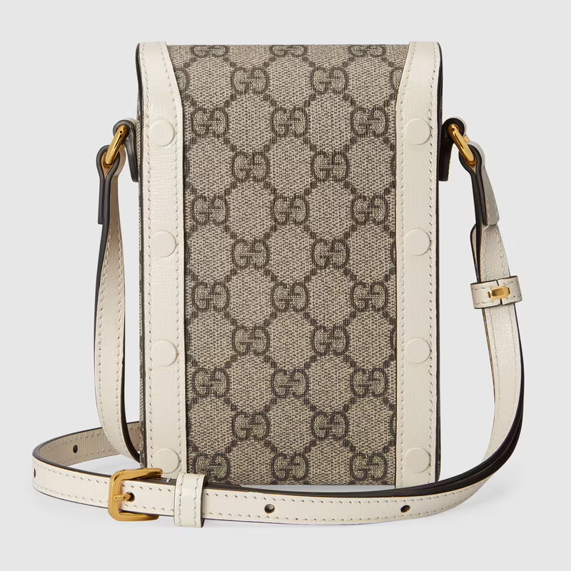 Túi Gucci Horsebit 1955 Mini 'Beige White' 625615-92TCG-9761 - Ảnh 3
