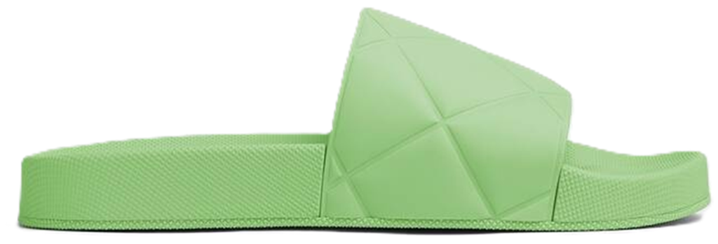 Dép Bottega Veneta Pistachio Rubber Slides ‘Green’ 640051V00P03505