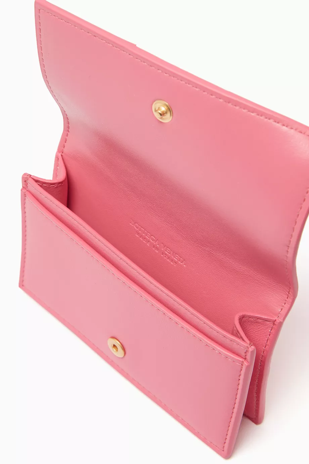 Ví Bottega Veneta Cassette Card Holder 'Pink' 651396VCQC45832 - Ảnh 4