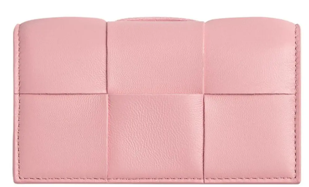 Ví Bottega Veneta Cassette Card Holder 'Pink' 651396VCQC45832