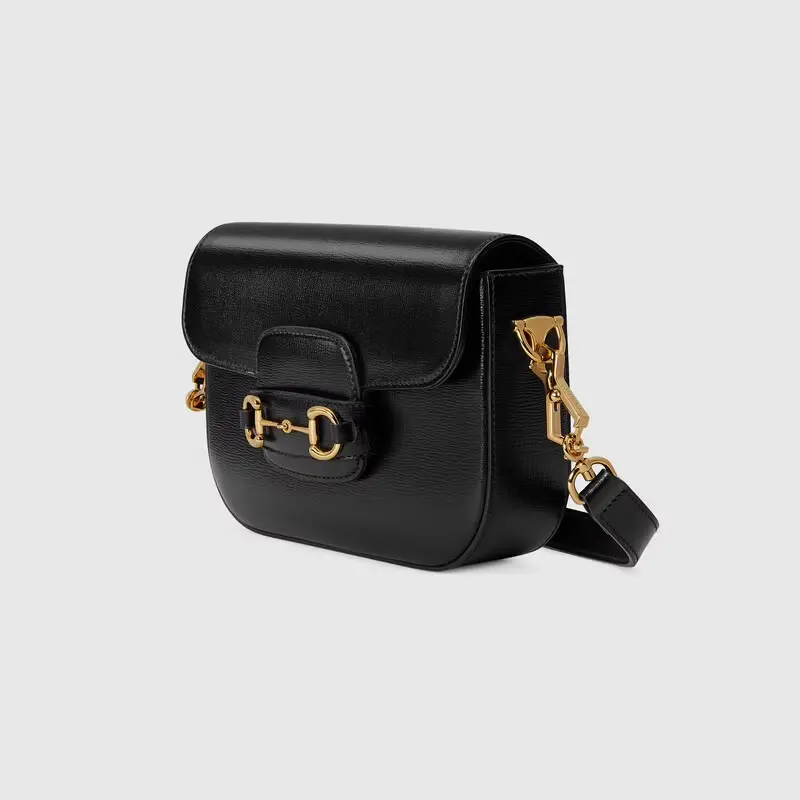 Alternative view of Túi Gucci Horsebit 1955 Mini Leather 'Black' 658574-18YSG-1060