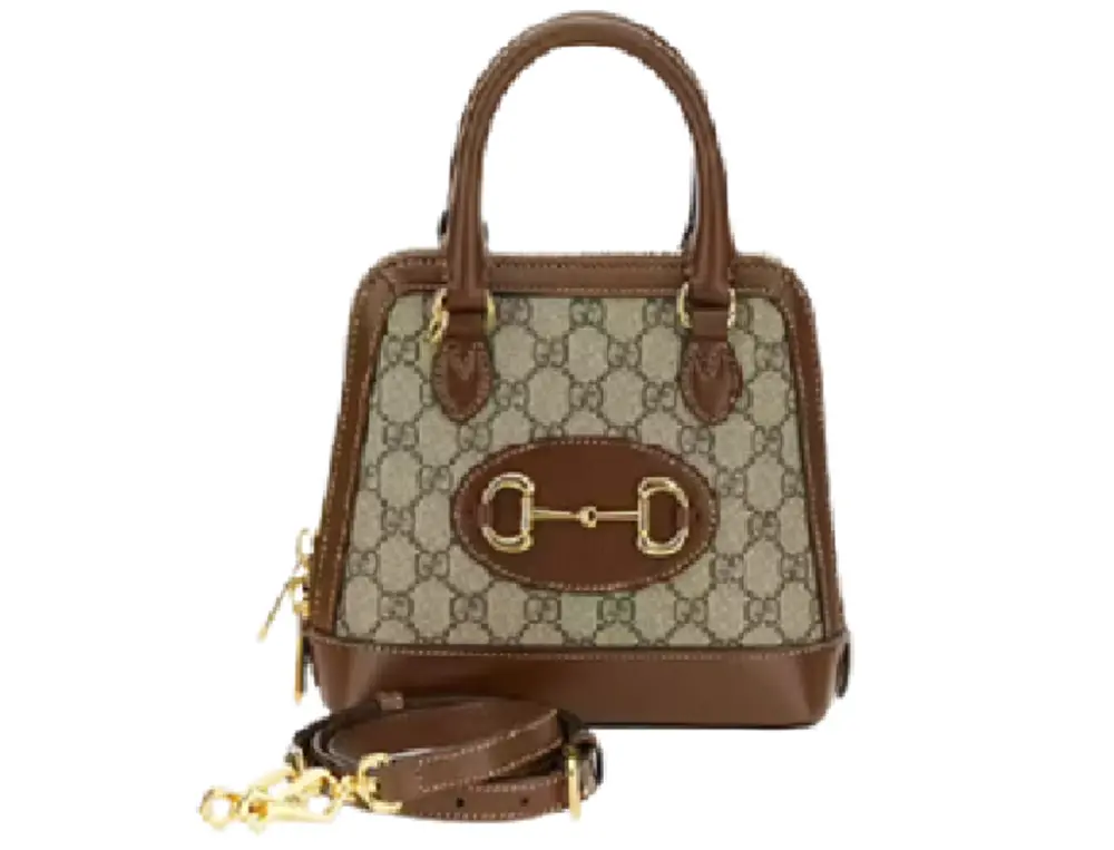 Túi Gucci Horsebit 1955 'Beige Dark Brown' 640716-92TCG-8563
