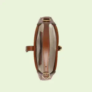 Túi Gucci Jackie 1961 Mini GG Shoulder ‘Camel’ 675799-21HRG-2687 - Ảnh 3