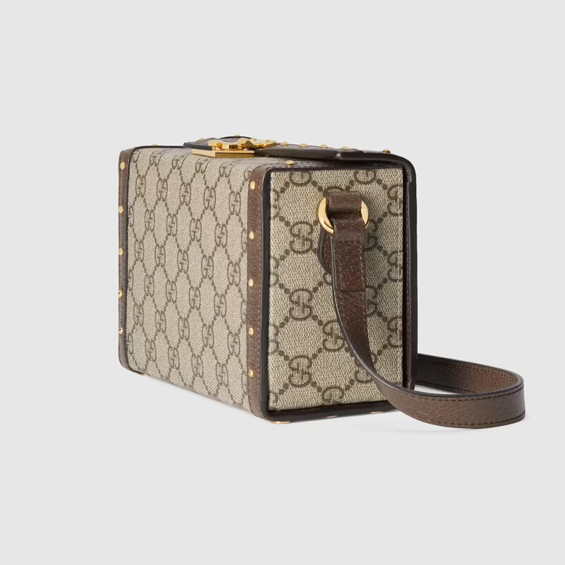 Túi Gucci GG Mini 'Beige Brown' 678460-HUHEG-8358 - Ảnh 4