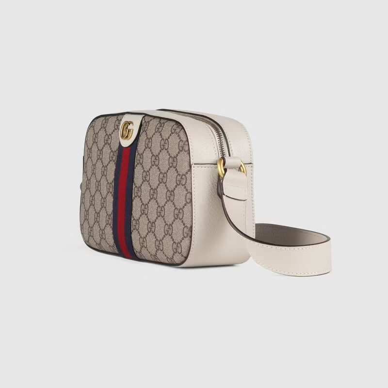 Túi Gucci Ophidia Camera Leather 'Beige And White' 681064-96IWT-9794 - Ảnh 3