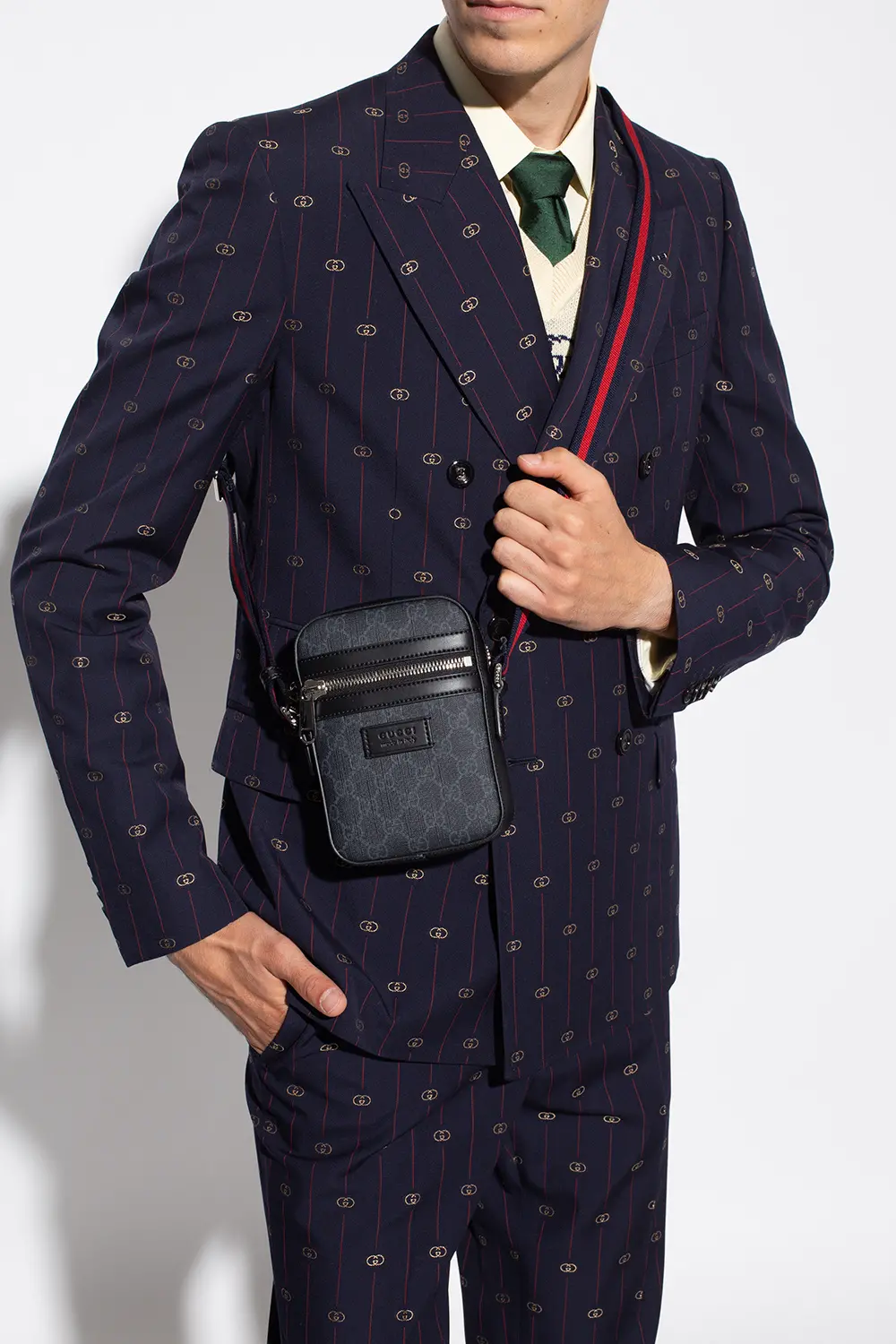 Túi Gucci GG Messenger Bag 'Black' 682357-K5RLN-1095 - Ảnh 5