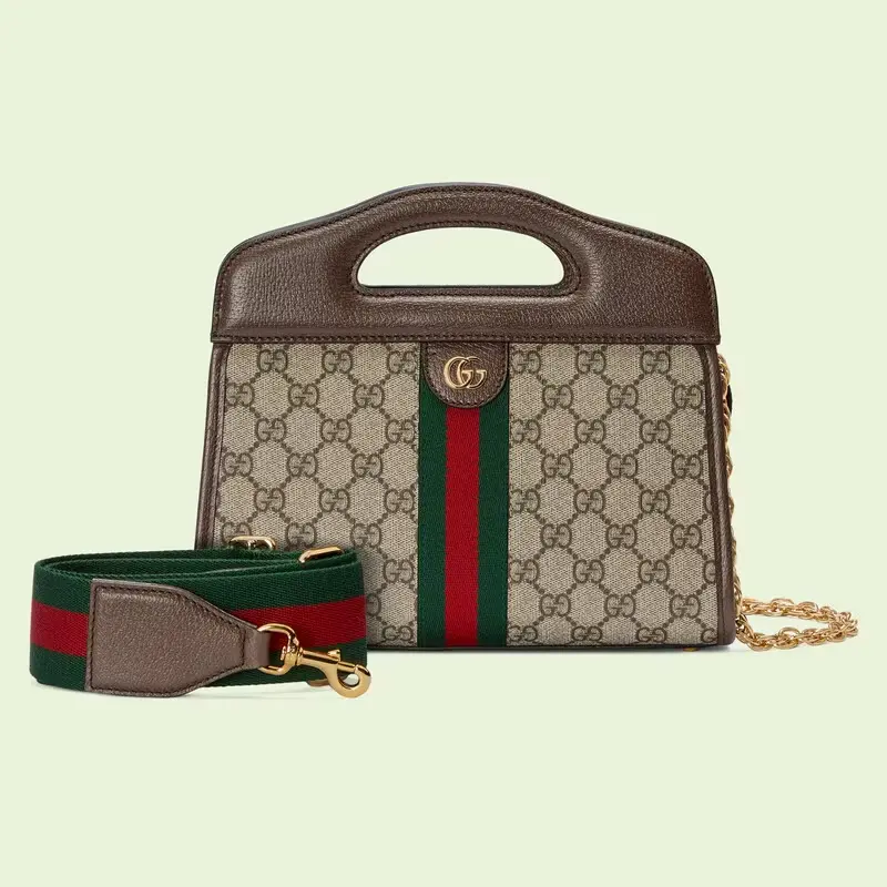 Alternative view of Túi Gucci Ophidia Small Tote With Web 'Beige Ebony' 693724-96IWO-8745