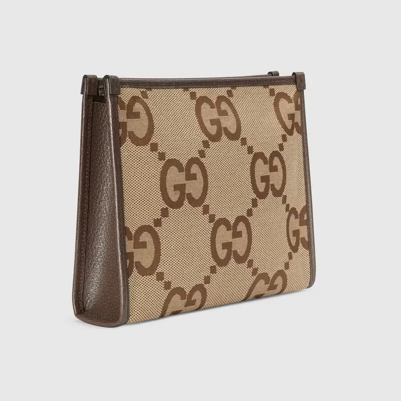 Túi Gucci Nam Jumbo GG Pouch 'Camel' 699318-UKMBG-2572 - Ảnh 3