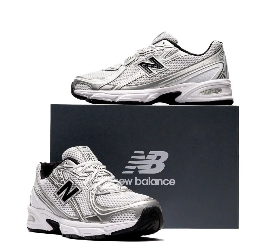 Giày New Balance 740 ‘White Silver Metallic Navy’ U740NW2 - Ảnh 3