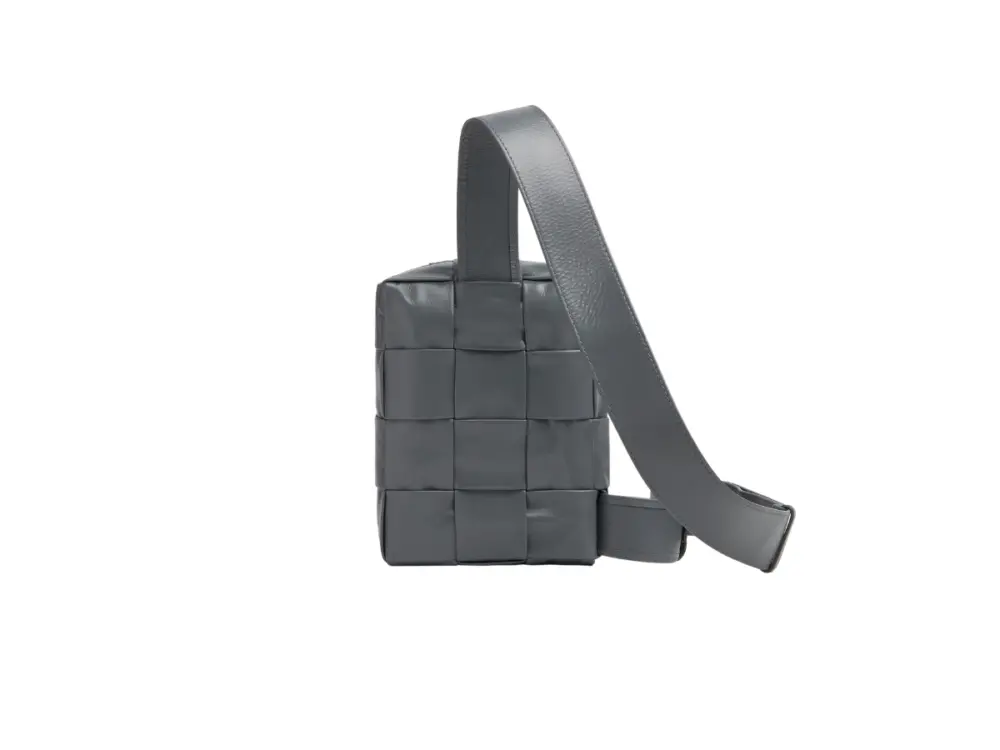 Túi Nam Bottega Veneta Cassette Sling Bag 'Grey' 701366VCQ721242 - Ảnh 4