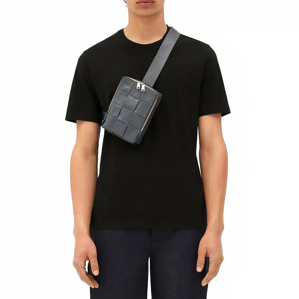 Alternative view of Túi Nam Bottega Veneta Cassette Sling Bag 'Grey' 701366VCQ721242