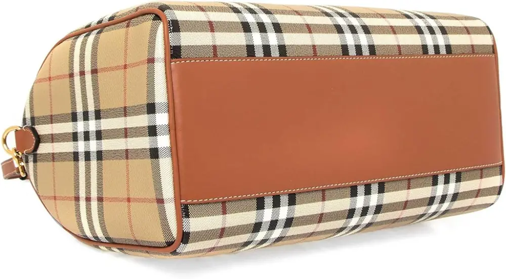 Túi Burberry 2-Way Bag MD BOWLING 'Beige' 80713551 - Ảnh 4