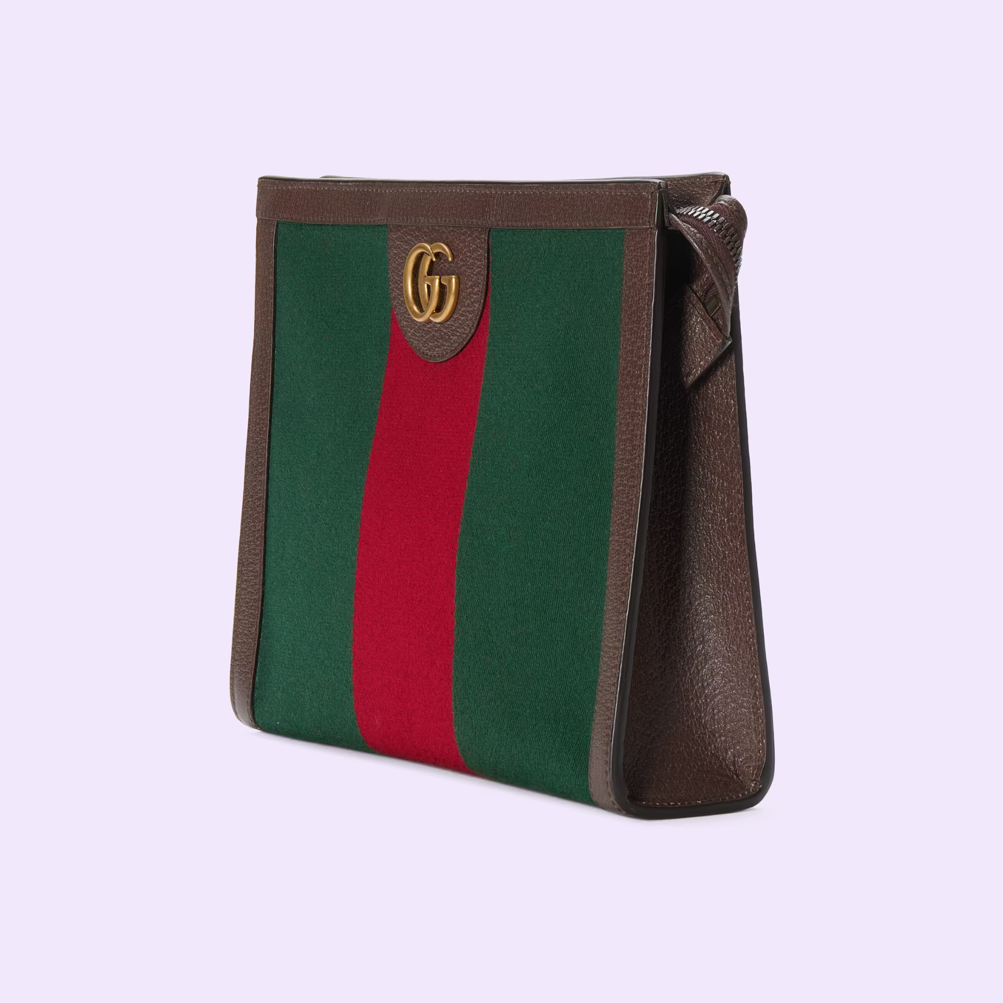 Túi Gucci Web Beauty Case With Double G 'Green Red' 722982-HE2VT-8742 - Ảnh 5