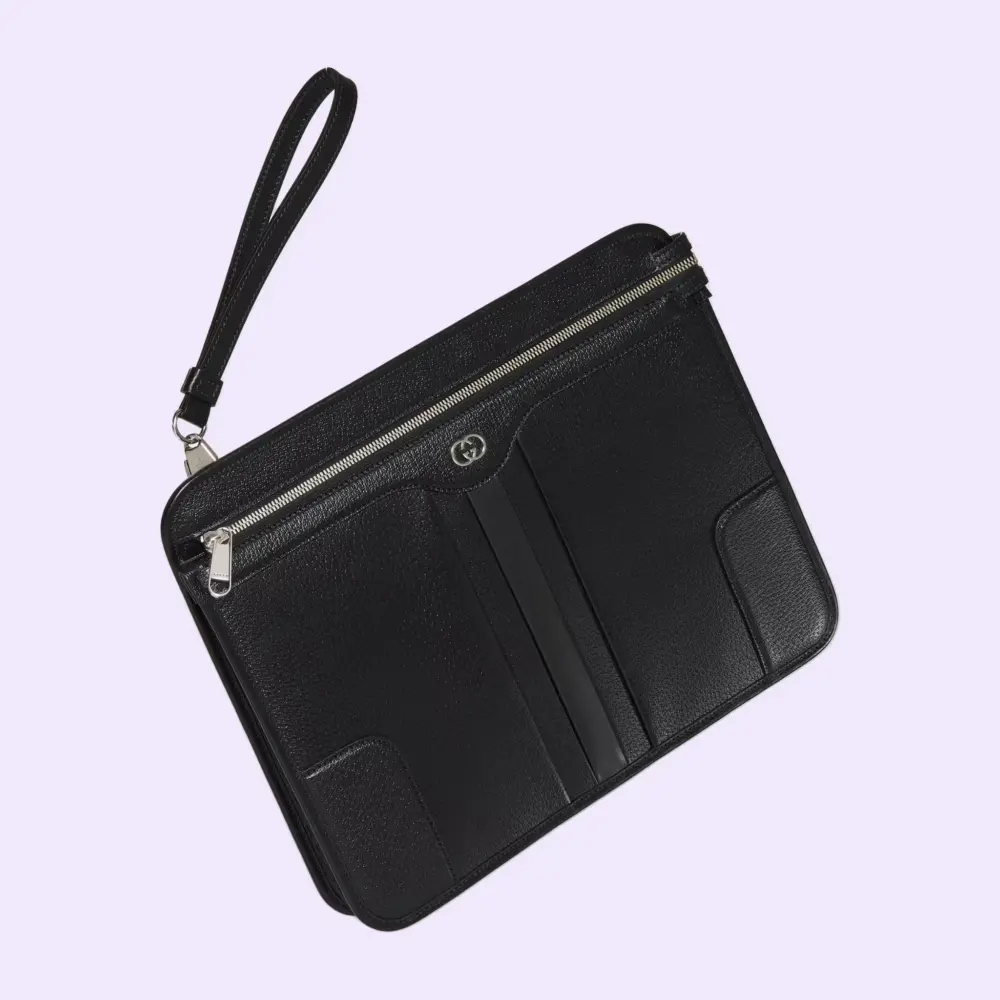 Túi Gucci Messenger With Interlocking G 'Black' 735111-AABTC-1000 - Ảnh 3
