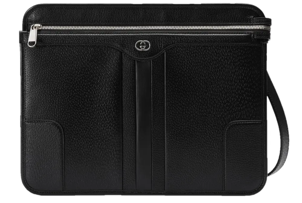 Túi Gucci Messenger With Interlocking G 'Black' 735111-AABTC-1000