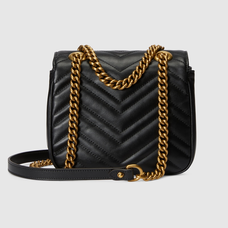 Túi Nữ Gucci Marmont Mini Shoulder Bag 'Black' 739682-AABZC-1000 - Ảnh 5
