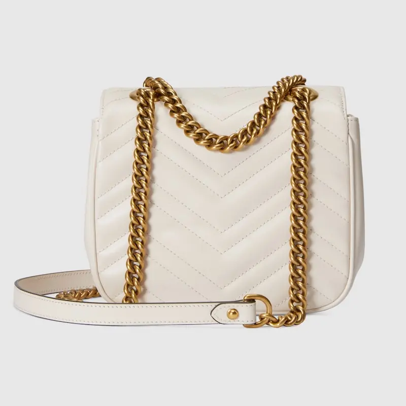 Túi Nữ Gucci Marmont Mini Shoulder Bag 'White' 739682-AABZC-9022 - Ảnh 5