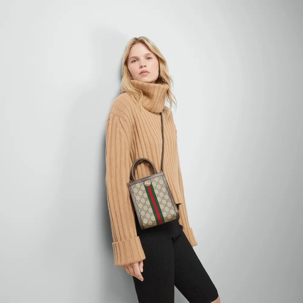 Túi Gucci Ophidia GG Super Mini Bag 'Beige' 772317-96IWG-8745 - Ảnh 4