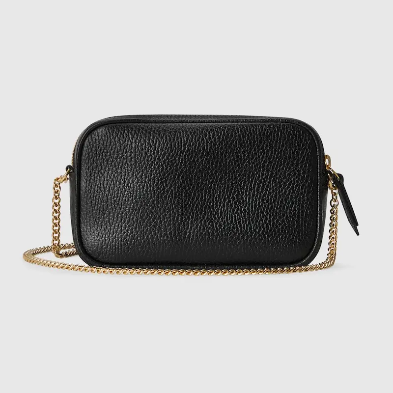 Túi Gucci GG Marmont Super Mini Shoulder Bag 'Black' 772759-CAO0G-1000 - Ảnh 4