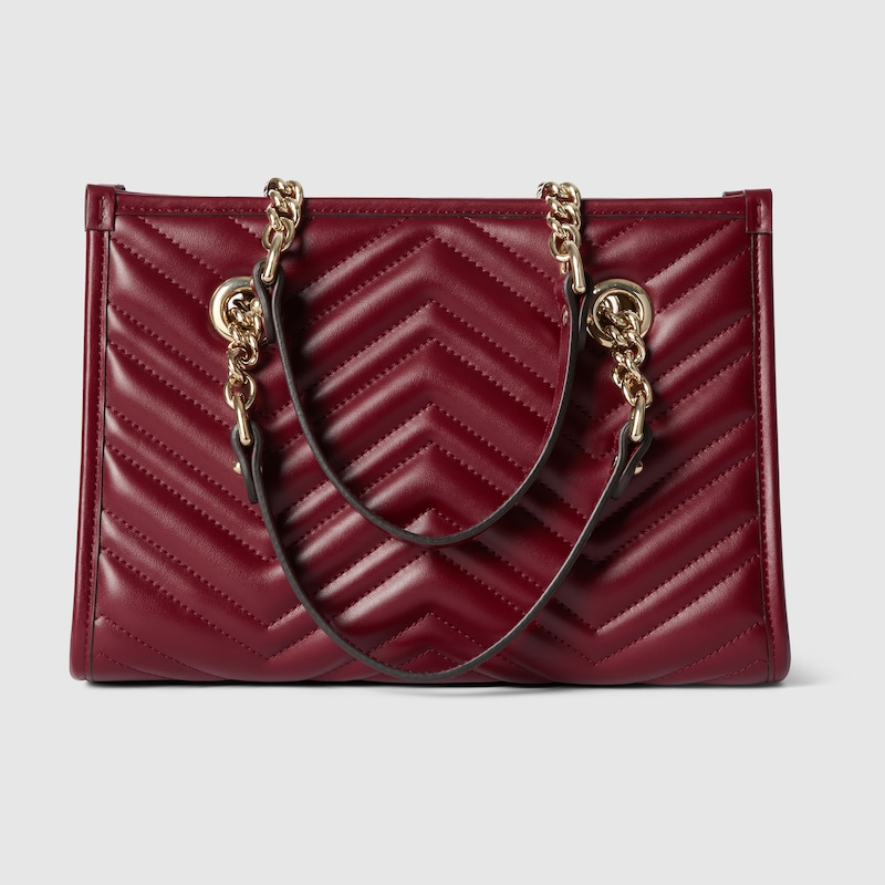 Túi Nữ Gucci Marmont Small Tote 'Rosso Ancora' 779727-AADPN-6207 - Ảnh 3
