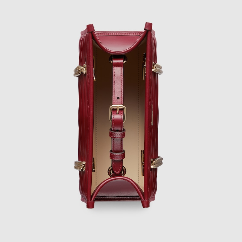 Túi Nữ Gucci Marmont Small Tote 'Rosso Ancora' 779727-AADPN-6207 - Ảnh 5