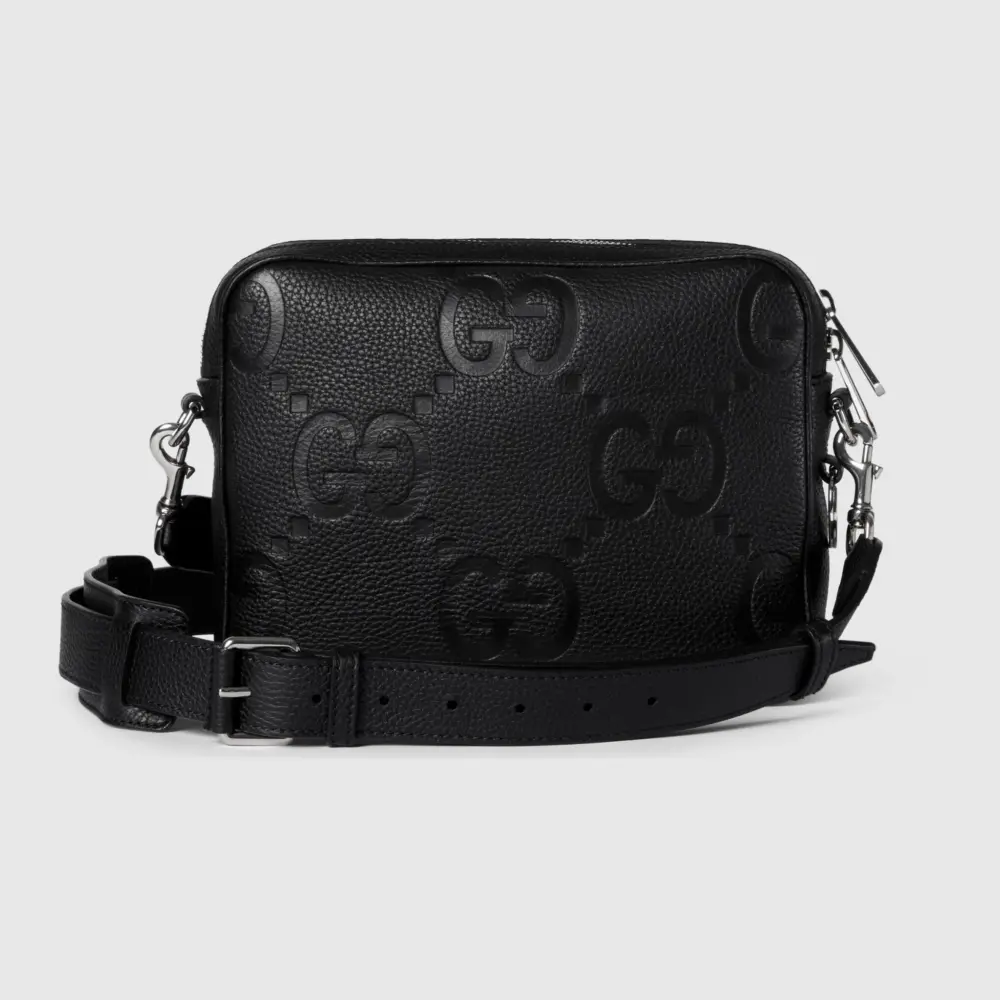 Túi Gucci Jumbo Small Crossbody Bag 'Black' 794088-AABY0-1000 - Ảnh 3