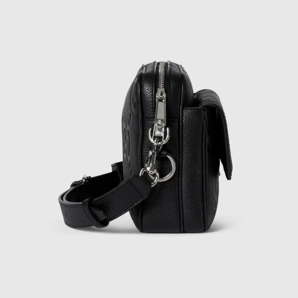 Túi Gucci Jumbo Small Crossbody Bag 'Black' 794088-AABY0-1000 - Ảnh 4