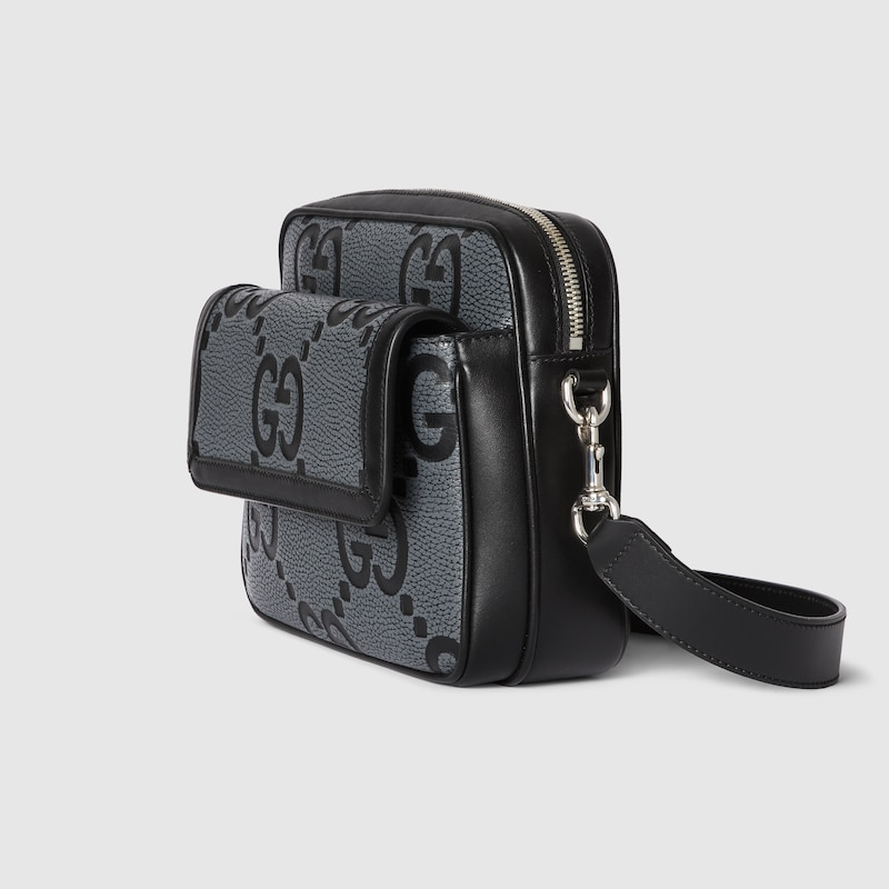 Túi Gucci Small Jumbo Gg Crossbody 'Black Grey' 794088-AAECE-1046 - Ảnh 4