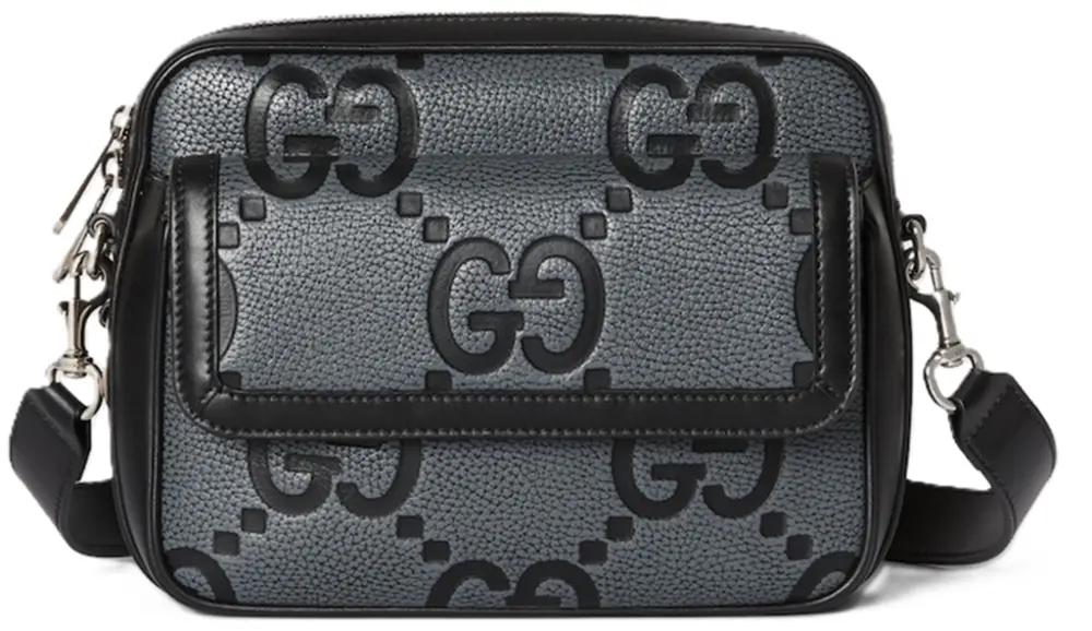 Túi Gucci Small Jumbo Gg Crossbody 'Black Grey' 794088-AAECE-1046