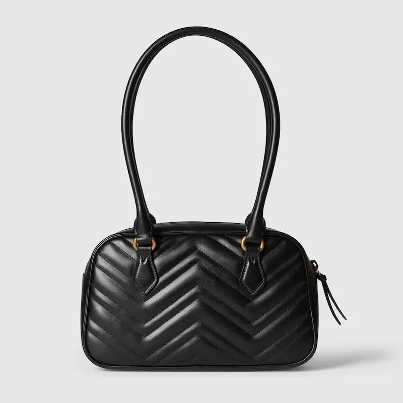 Túi Gucci Marmont Small Top Handle Bag 'Black' 795199-AABZB-1000 - Ảnh 4