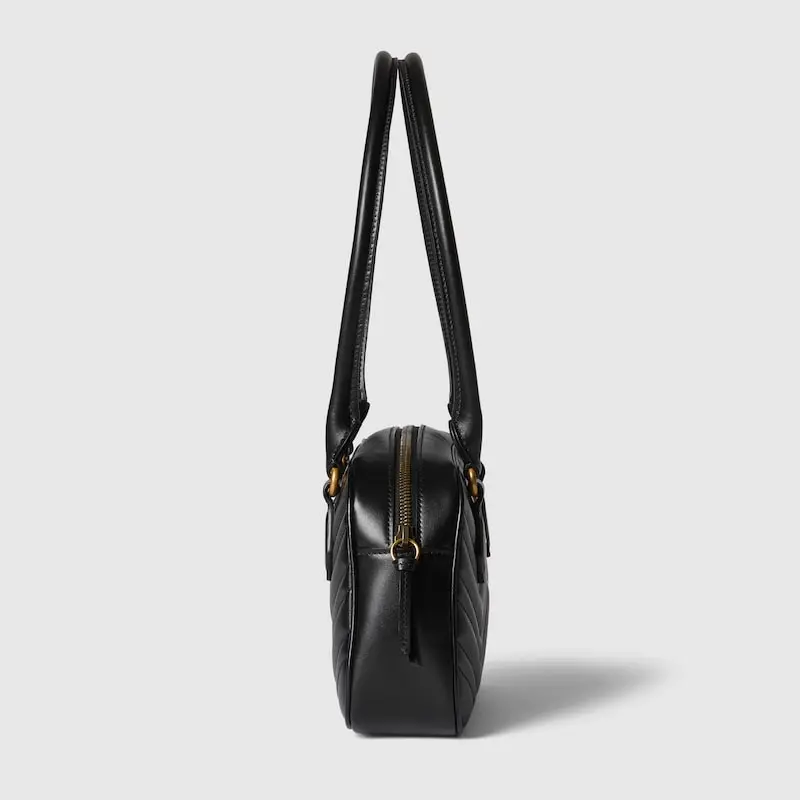 Túi Gucci Marmont Small Top Handle Bag 'Black' 795199-AABZB-1000 - Ảnh 3