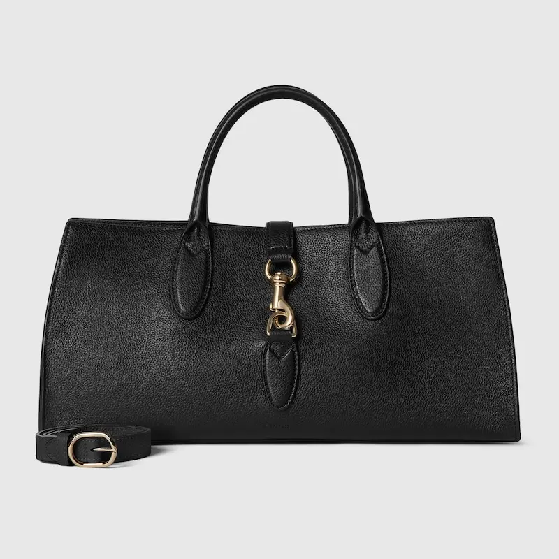 Túi Gucci Medium Tote Hook Closure 'Black' 795282-AZB0G-1000 - Ảnh 4