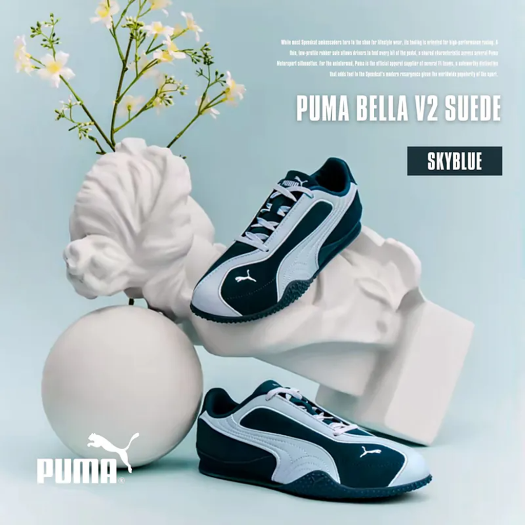 Alternative view of Giày Puma Bella V2 Suede 'Blue Ocean' 404709-01