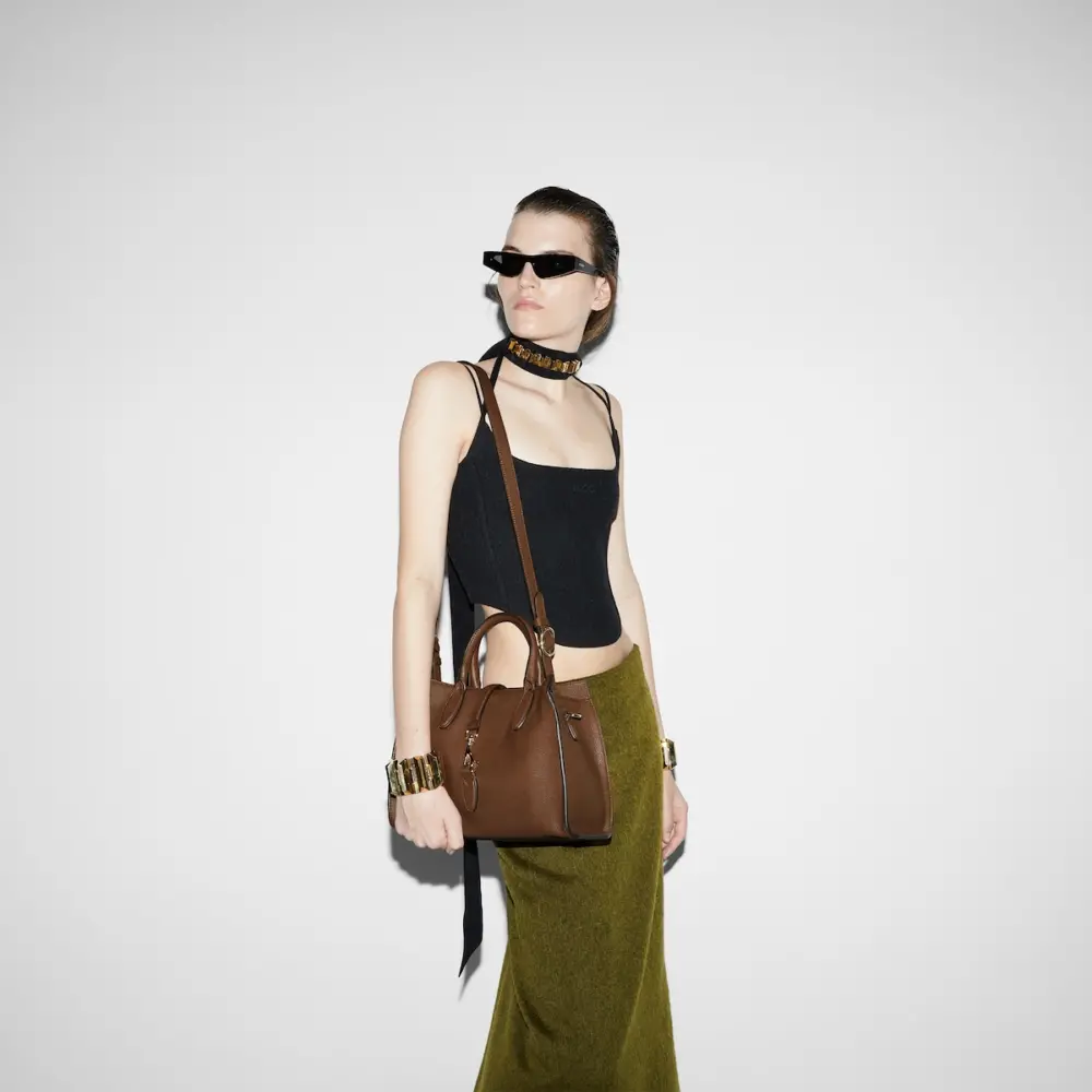 Túi Gucci Medium Tote Hook Closure 'Brown' 806205-AZB0G-2548 - Ảnh 5