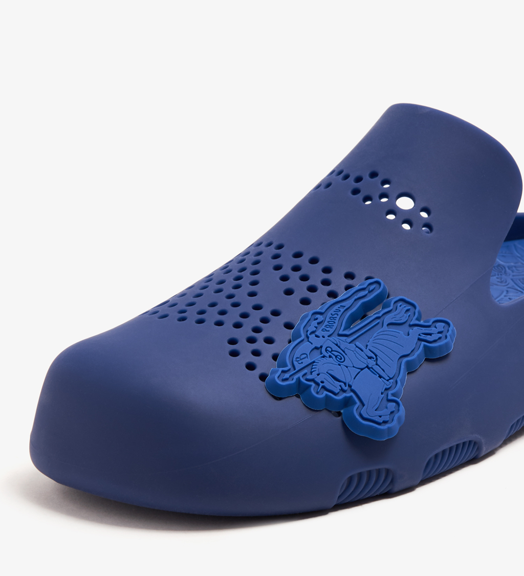 Dép Burberry Stingray Clogs 'Blue' 8085695-B7323 - Ảnh 4