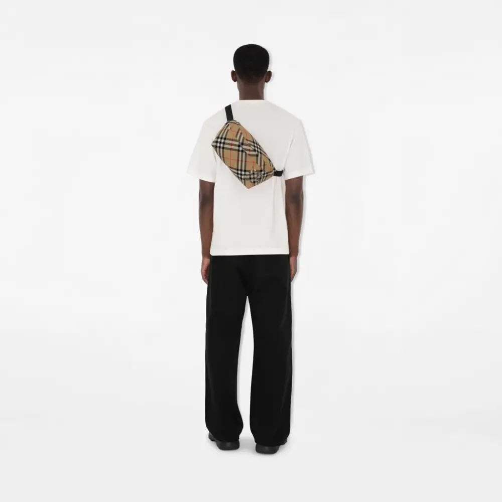 Túi Burberry Check Belt Bag 'Sand' 80917801 - Ảnh 3