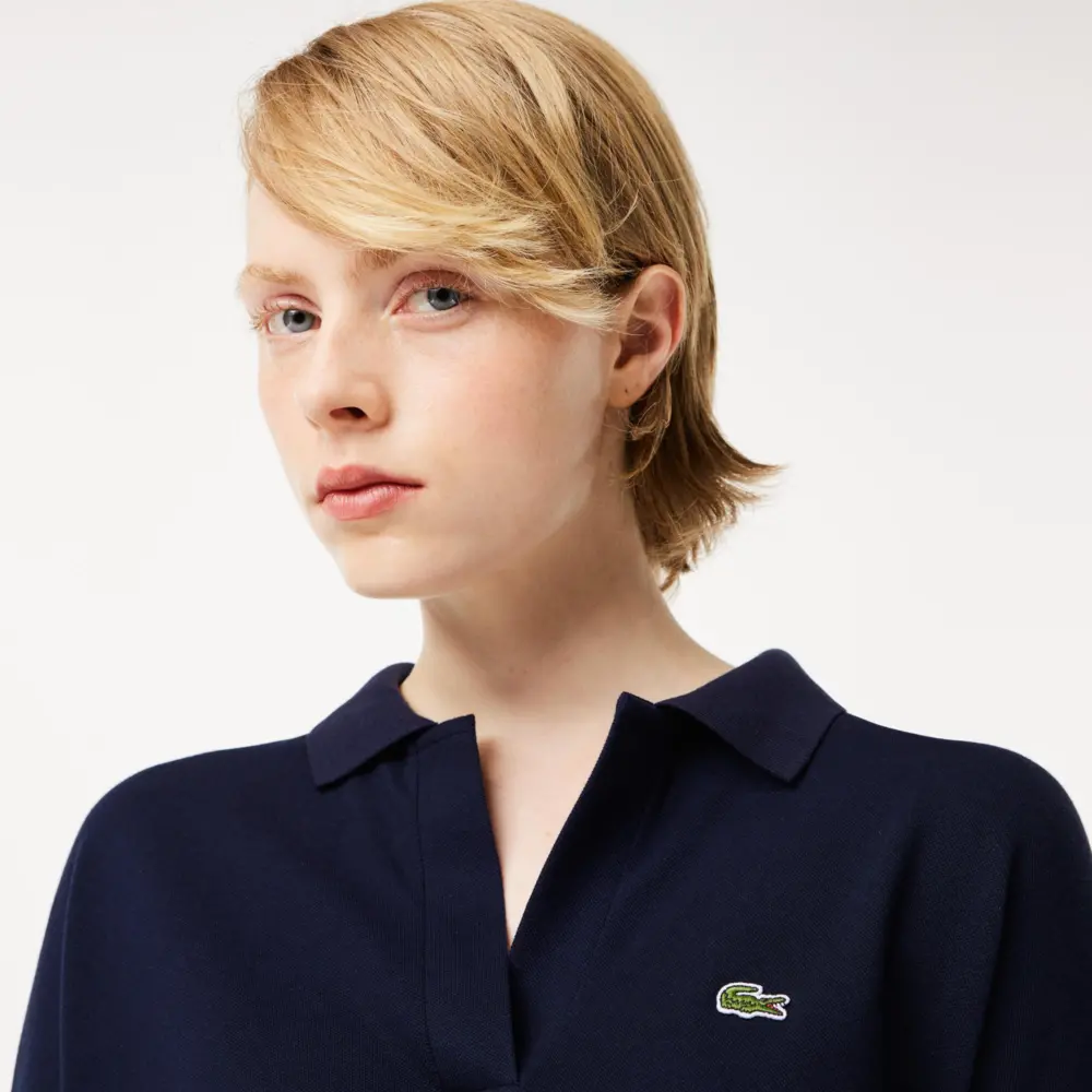 Áo Lacoste Stingray Fit Women’s Pique Polo Short Sleeve T-shirt PF0504-166 - Ảnh 3